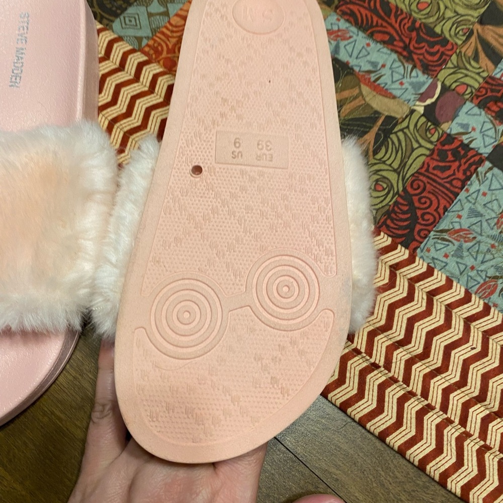 Steve Madden pale pink slides - Picture 5 of 7